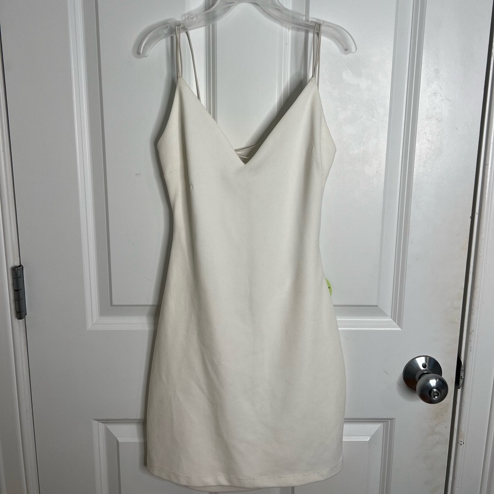 Ivory Bodycon Mini Dress